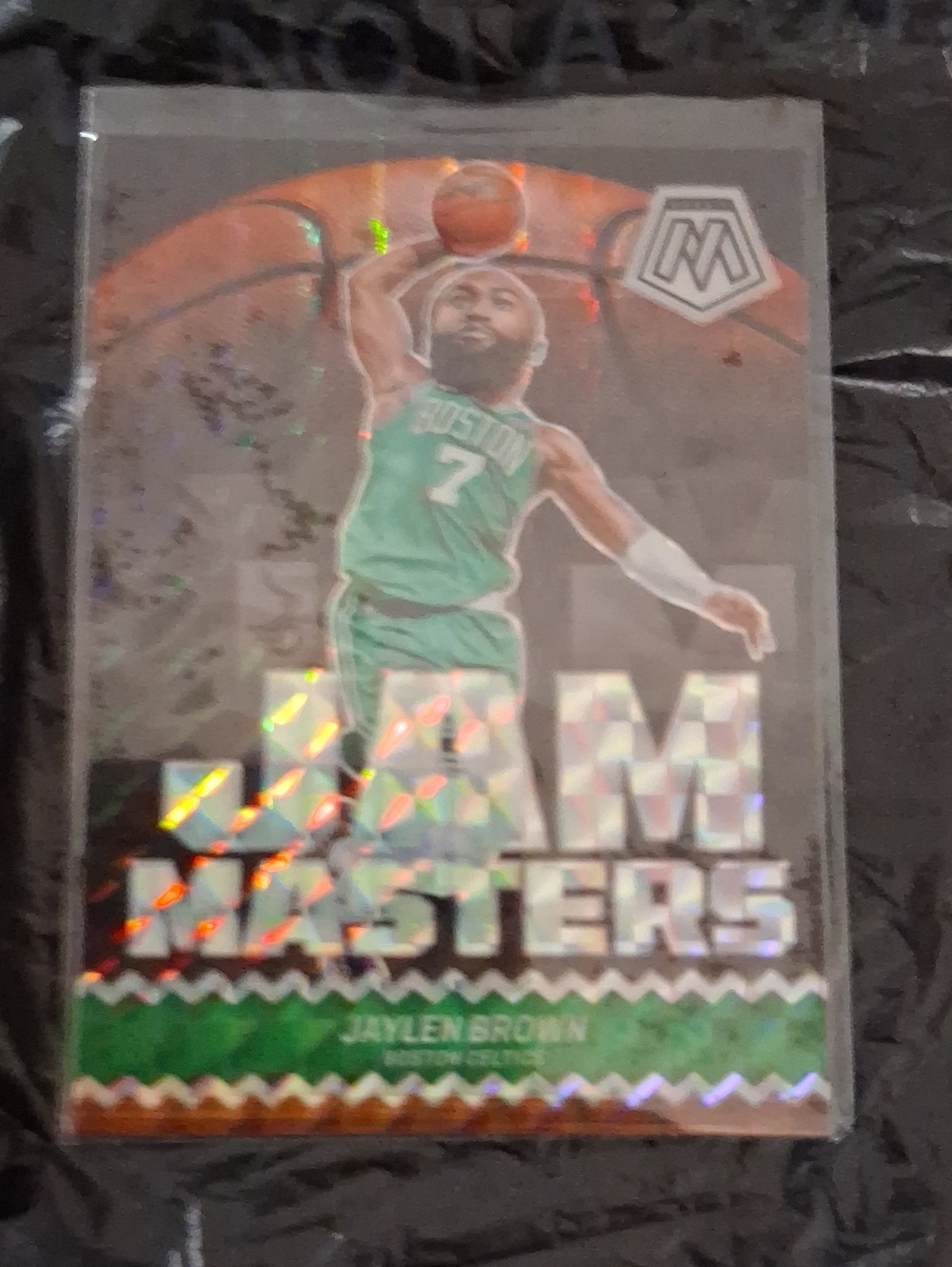 Jaylen Brown Team Masters Basketball Card - Green, Silver, Orange Holo